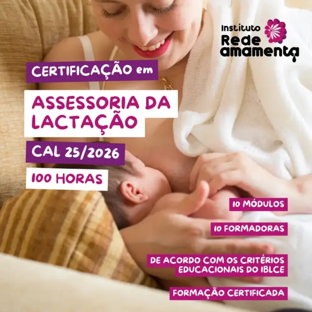 Certificação em Assessoria da Lactação - Pagamento Faseado